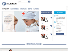 Tablet Screenshot of farkimkimya.com